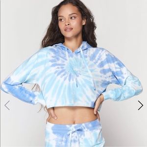 Set w/ Both Pieces! Spiritual Gangster Luna Crop Hoodie and Tie Dye Muse Joggers